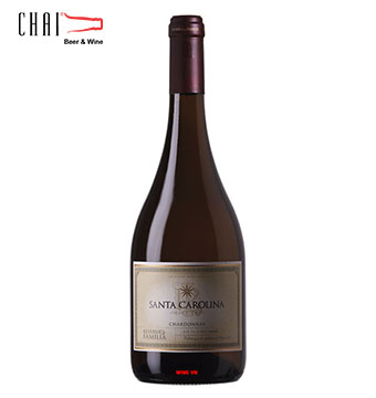 Santa Carolina Reserva Familia Chardonnay 14,2%vol/Rượu vang Chile nhập khẩu