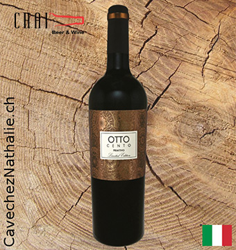 Otto Cento Primitivo Limited Edition DOP 14,5%/ Rượu vang Ý nhập khẩu