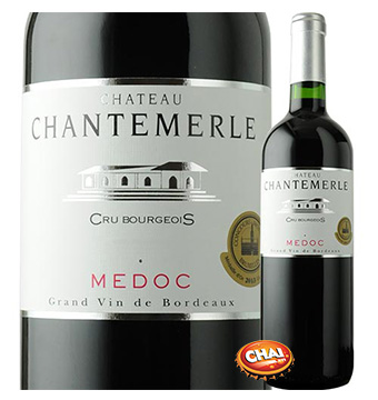 Château Chantemerle Cru Bourgeois 13%vol/Rượu vang Pháp nhập khẩu