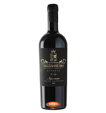 ATTANASIO COLLEIONE ORO Negroamaro 15%vol/Rượu vang Ý nhập khẩu