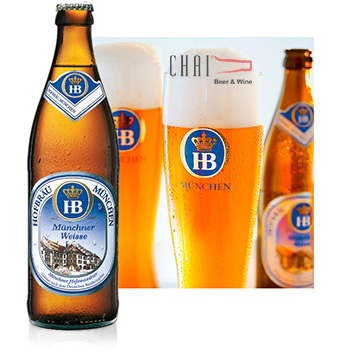 HOFBRÄU MUNCHNER WEISSE 5.1% 500ml/ Bia Đức nhập khẩu