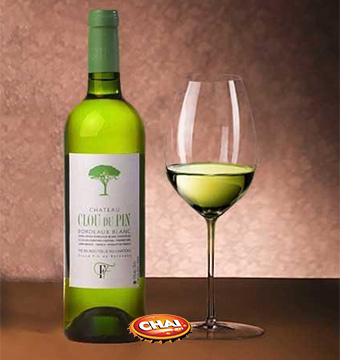 Chateau Clou Du Pin Bordeaux Blanc 12,5%vol/Rượu vang Pháp nhập khẩu