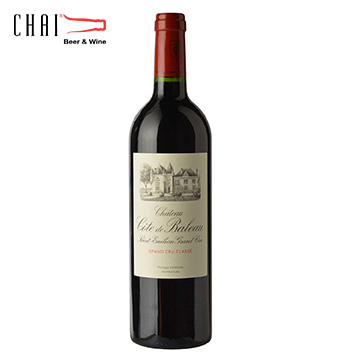 Château Côte de Baleau 2018 14,5%vol/Rượu vang Pháp nhập khẩu