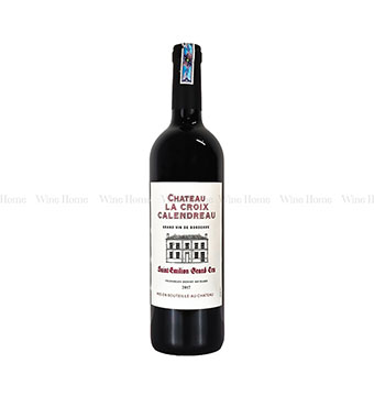 Chateau La Croix Calendreau Saint Emilion 2017 13,5%vol/Rượu vang Pháp nhập khẩu