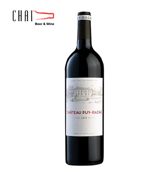 Chateau Puy Razac Grand Cru - Saint Emilion 2018 14%vol/Rượu vang Pháp nhập khẩu
