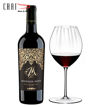 M Malvasia Nera 2019 14,5%vol/Rượu vang Ý nhập khẩu