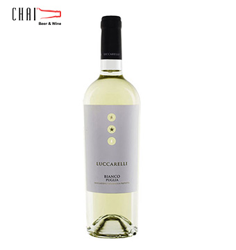 Luccarelli Bianco 2021 12%vol/Rượu vang Ý nhập khẩu