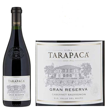 Tarapaca Gran Reserva Cabernet Sauvignon 14%/Rượu vang Chile nhập khẩu